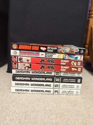 Assorted Manga Lot (Shaman King, Boruto, Nora, Deadman Wonderland)