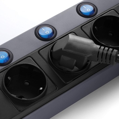 Geschützte Mehrfachsteckdose gemischt 250 Volt und USB 5 Volt 4Plus4 - Bild 4 von 7