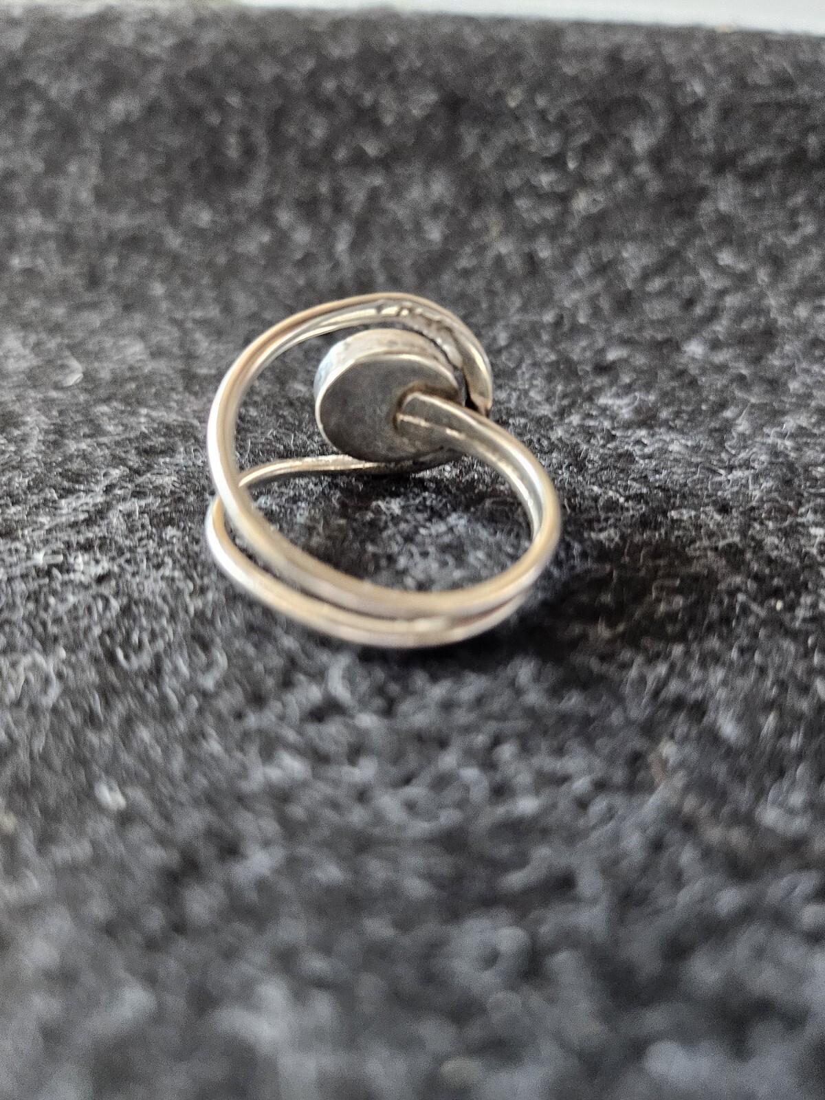 Beautiful Solid Sterling Silver Ring With Round G… - image 5