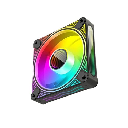 120mm PC Fans Colorful Computer Case Fans for Desktops Adjustable ARGB - Picture 11 of 12