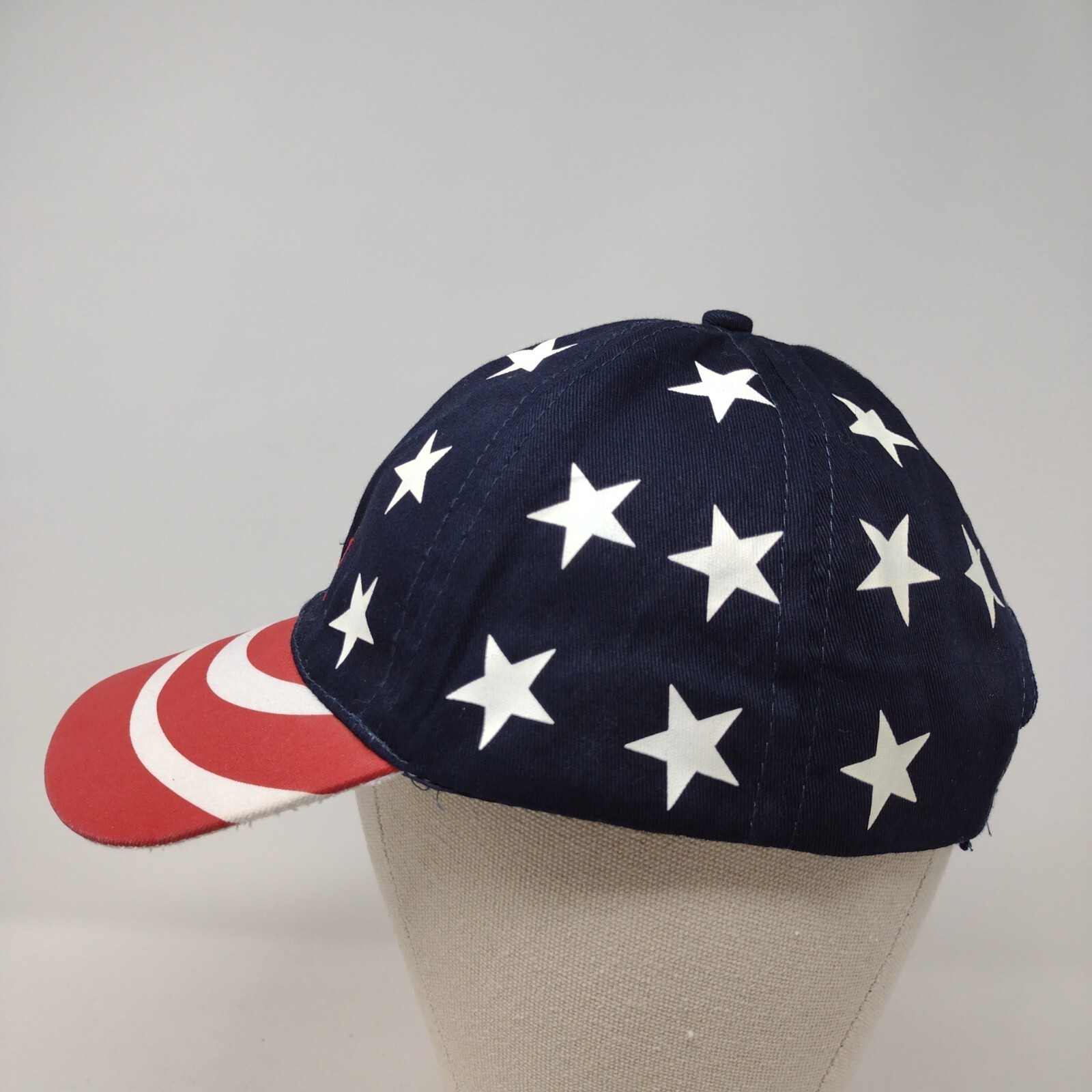 USA Flag Strapback Hat Multicolor OSFA Adjustable… - image 3