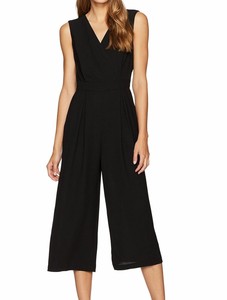 nine west black jumpsuit