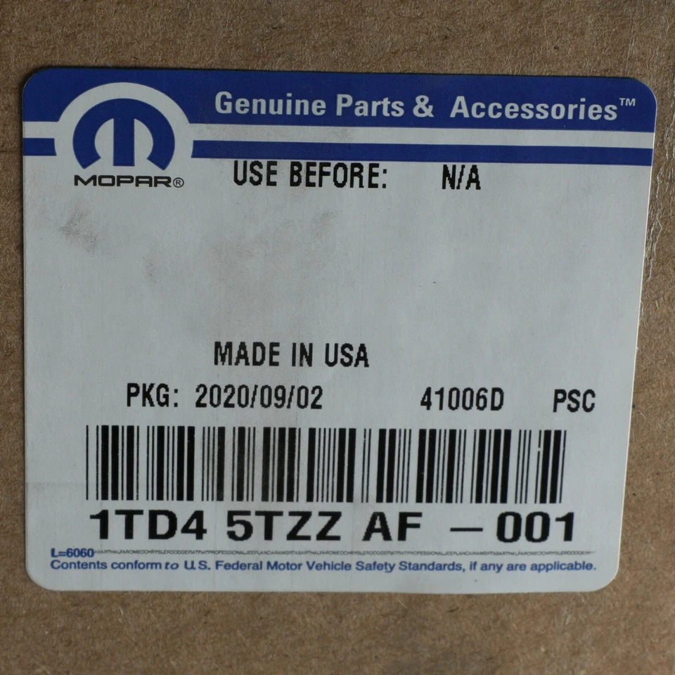 Camionetas Dodge Ram 2011-2017 guardabarros trasero izquierdo lado del conductor rueda destello OEM Mopar Foto 4 de 4