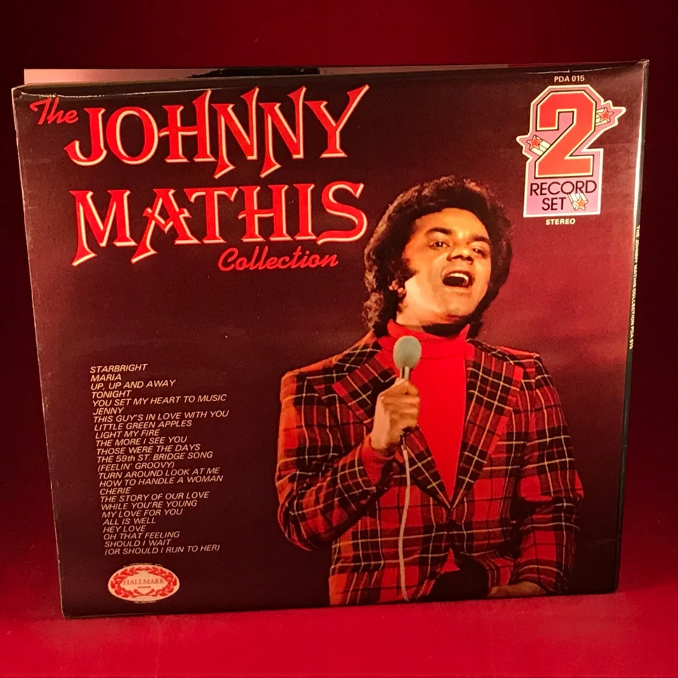 The Johnny Mathis Collection 1973 UK double vinyl LP Light My Fire More I See Yo - Image 2 of 4