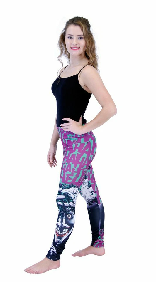 Leggings para mujer DC Comics Batman Villain The Joker Haha Crazy Laugh Trickster Foto 2 de 3