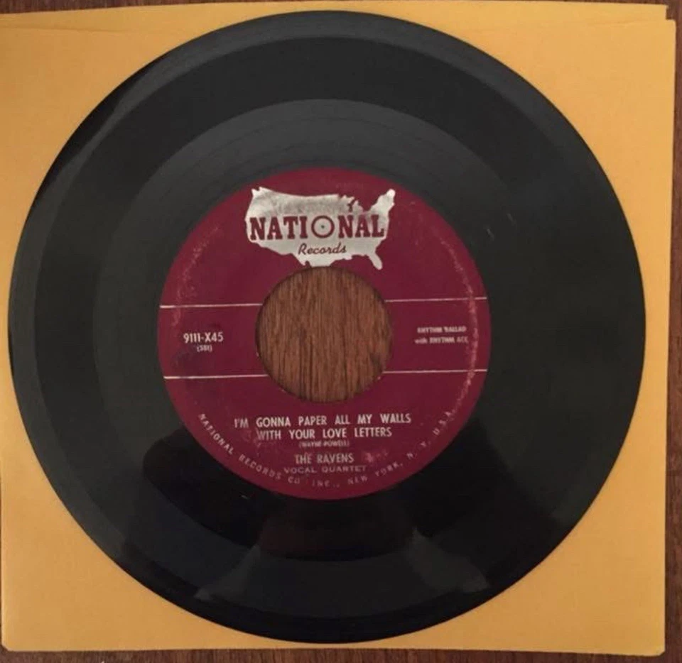 THE RAVENS — “Count Every Star” Ultra Rare Holy Grail R&B 45 on National !!!! - Image 4 of 4