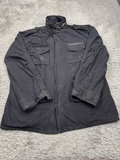 Military M-65 Field Jacket Men XL Rothco Black Tactical Utility Combat Coat