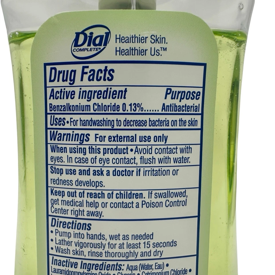 Jabón de manos antibacteriano de aloe Dial completo 7,5 fl oz descontinuado RARO Foto 4 de 4