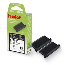 Replacement Pads Printy 4911 Stamp 2 Pack Black Ink Self Inking Refill