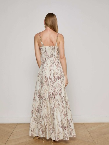 L’Agence Sutton Perlé Bracelet Robe Longue Taille 4 - Photo 3 sur 7