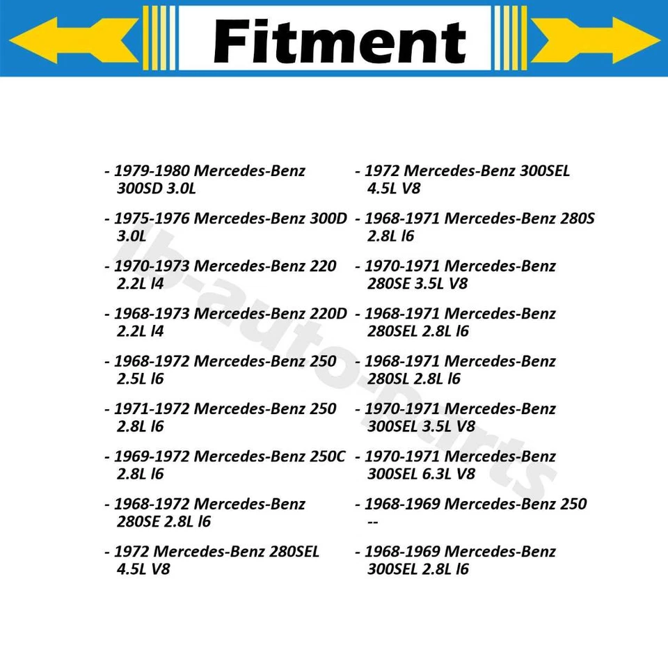 Manguera de freno delantera Sunsong 2x para Mercedes-Benz 300SD 1979-1980 Foto 2 de 4