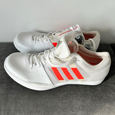 adidas Adizero Leichtathletik Spikes Herren EUR 46 Wei&szlig;/Orange GZ8001