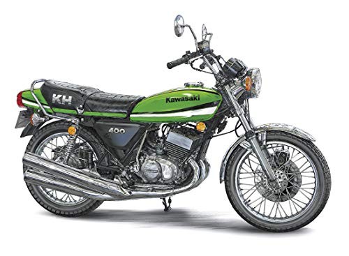 Hasegawa 1/12 Motorcycle Bike Series Kawasaki KH400-A7 Plastic Model Kit Japan - Image 2
