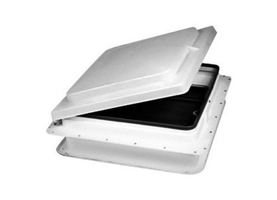 Heng's J291WH-CR White Roof Vent Lid, Pin Hinge Style