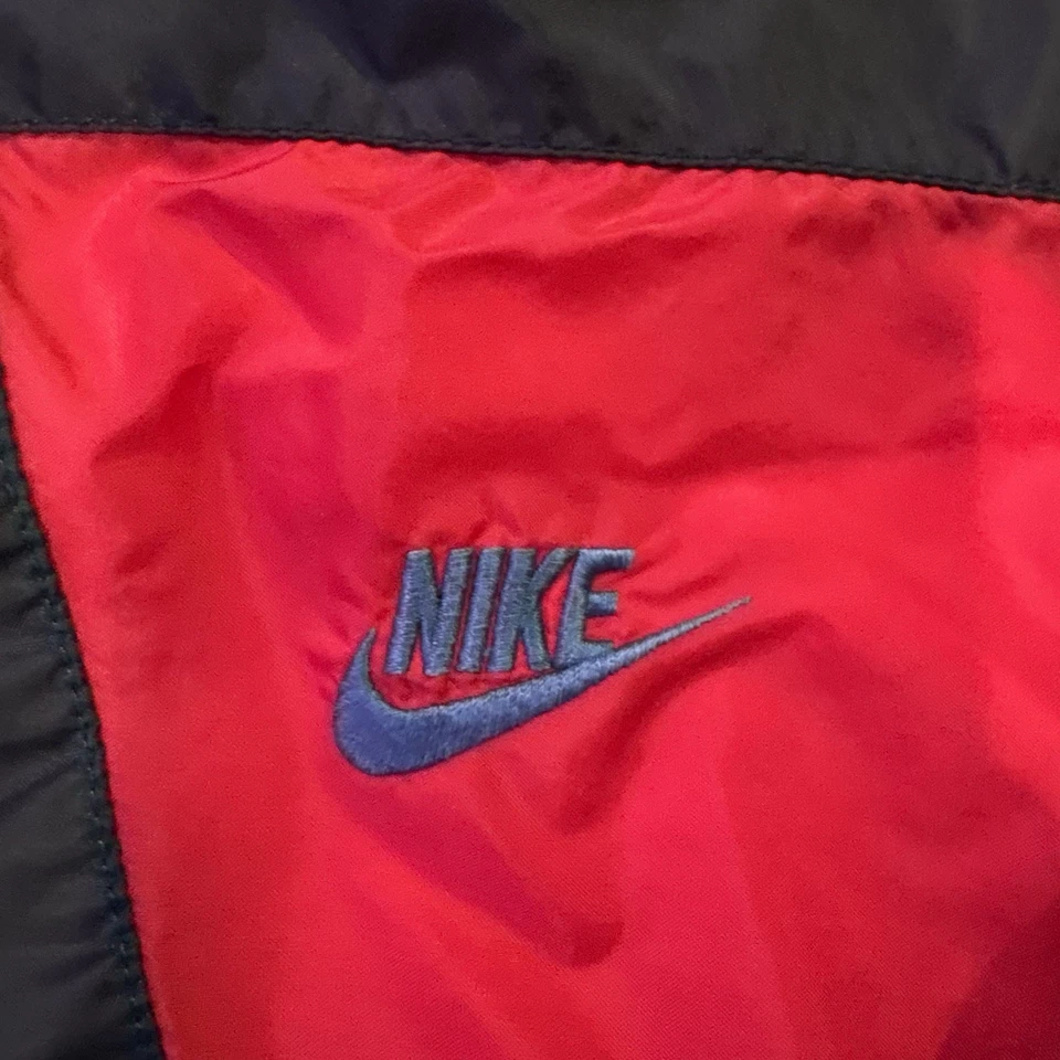 Vintage 1994 Nike Windbreaker Mens XL Colorblock Track Jacket Red Black Blue - Image 3 of 4