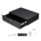 Yescom Locking Drawer 15kg Capacity Secure Storage for IT Data Center Black — photo 1