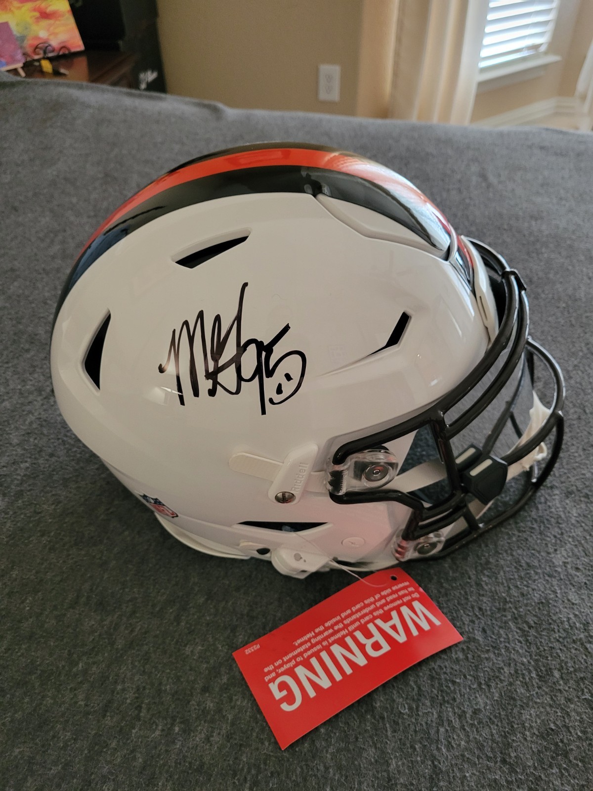 Myles Garrett Autographed Signed Cleveland Browns Speedflex. Beckett Authenticated 