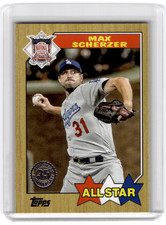 2022 Topps #87AS-43 Max Scherzer 1987 Topps Baseball 35th Anniversary All-Stars