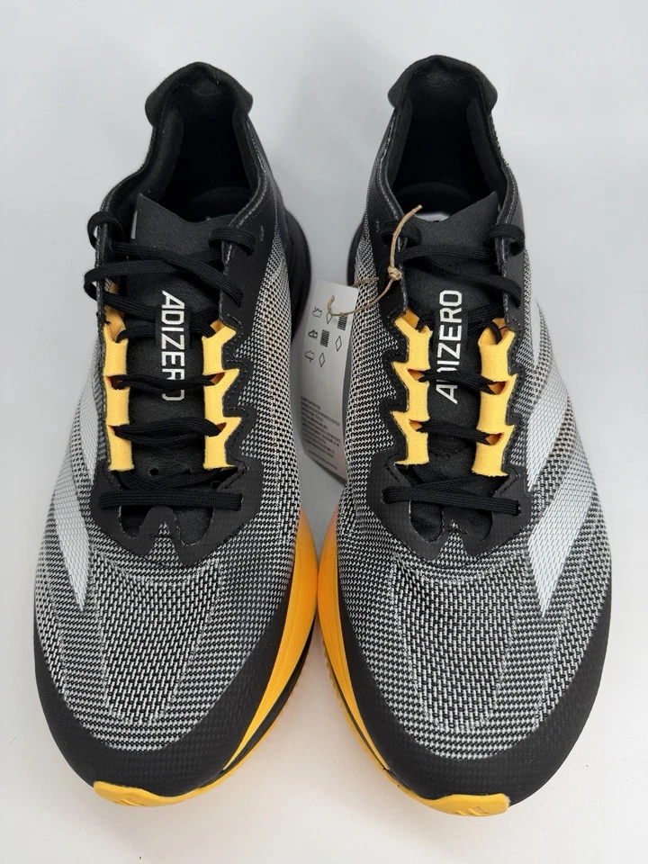 Size 9.5 Adidas Adizero Boston 12 Black Orange Shoes IF9221 Women's Nby - Image 2 of 4