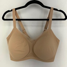 Honeylove Liftwear Crossover Bra Neutral Wireless Supportive 36D DD E LWBR0304