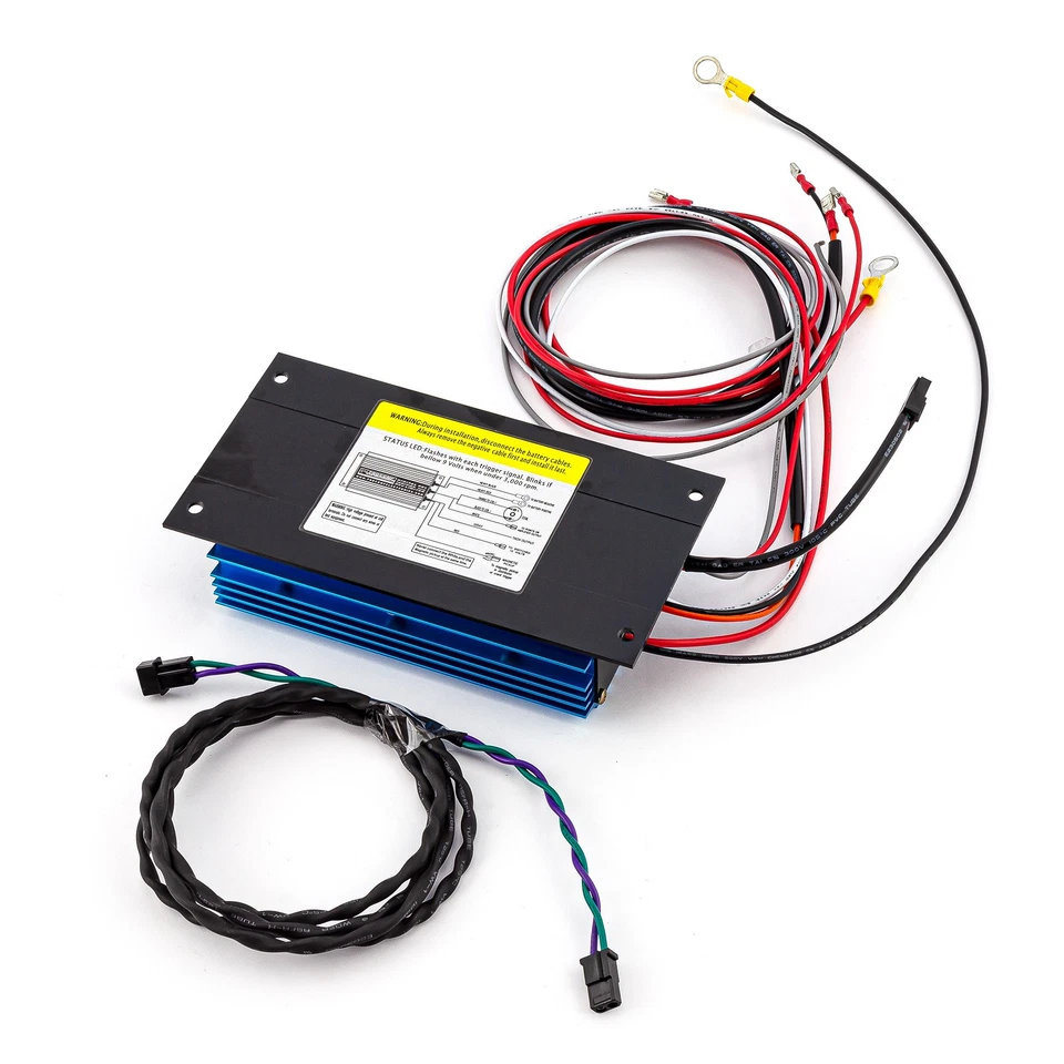 Caixa de ignição Multiple Spark CDI 6AL Rev Lim (1 interruptor rotativo) - Azul - Imagem 3 de 4