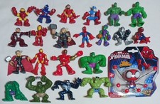 22 Marvel HERO SQUAD Playskool 2 Figure Lot T...