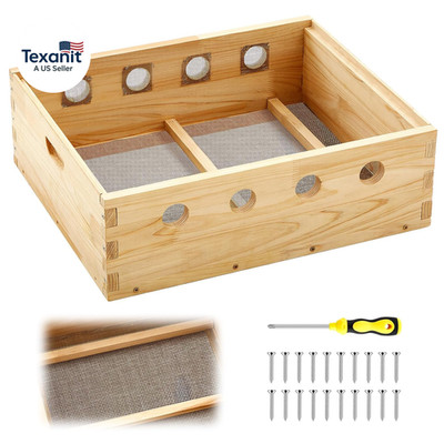 10 Frame Bee Hive Quilt Box Winter Not Assembled Moisture Quilt Box for Winter P
