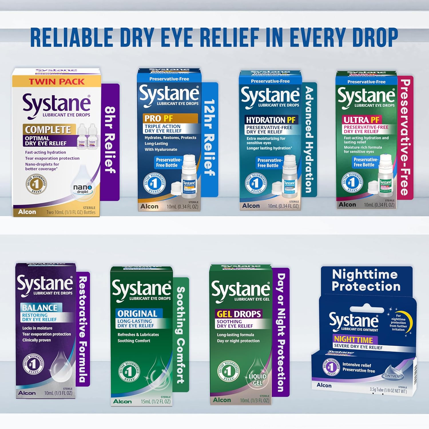 Complete Lubricant Eye Drops, 0.34 Fl Oz, Twin Pack (Pack of