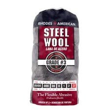 Rhodes American Paint Removal Steel Wool, Coarse Grade 3, 12 Pads