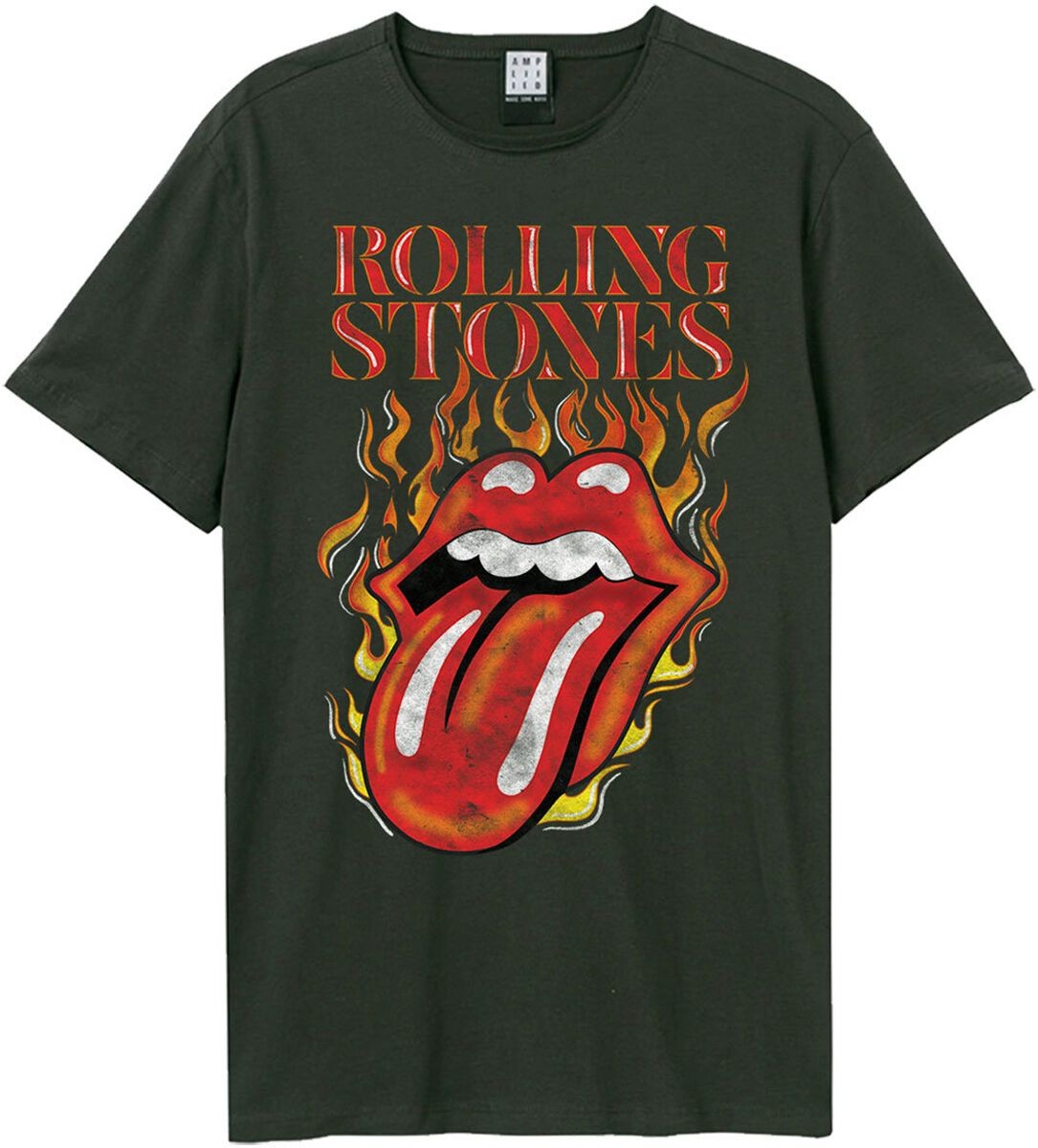 Футболка The Rolling Stones из расширенной коллекции Herren - Hot Tongue charcoal