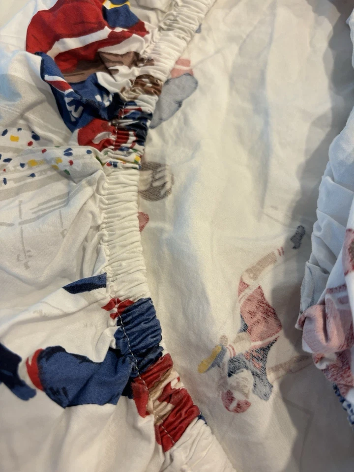 Sábanas planas y ajustadas dobles Pottery Barn Kids "Fútbol" 100 % algodón 2016 Foto 3 de 4