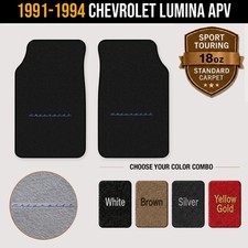 Sport Touring Vintage Script Logo Front Floor Mats For 91-94 Lumina Apv Aau