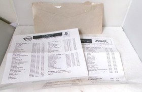 Vintage 1995 Pacific Software Supply Wholesale Price List Sony PS1 Atari Jaguar