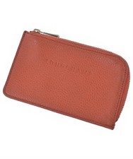 Longchamp Women s Orange Wallet Coin Case Used B