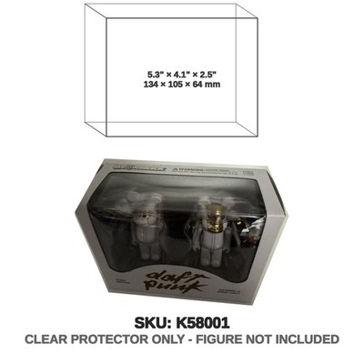 Protector For Medicom Daft Punk Bearbrick White Suits 2-Pack