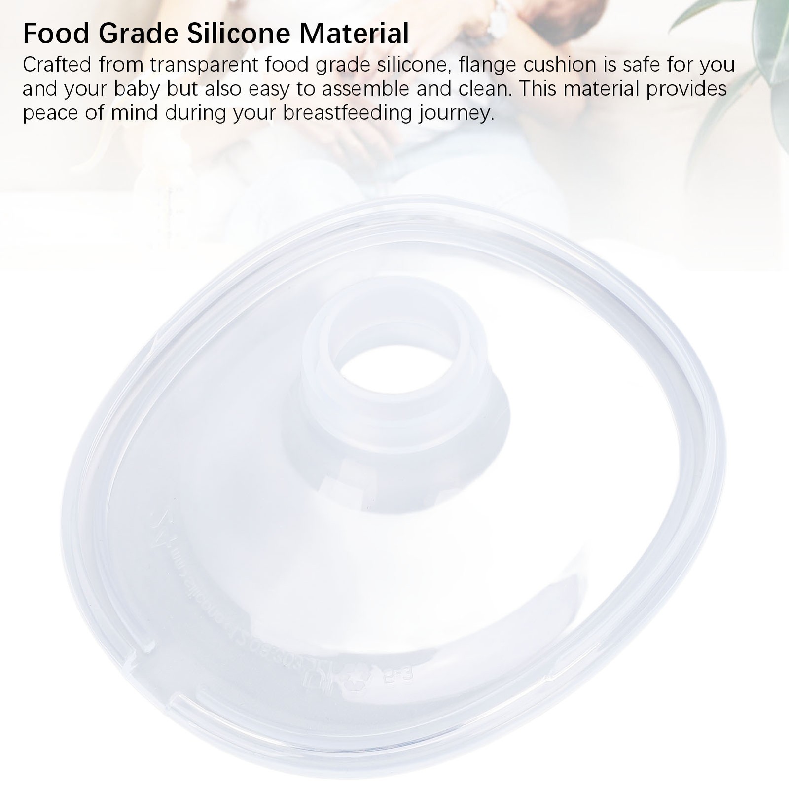 2pcs Silicone Flange For S32 Wearable Breastfeeding Pump Accessories Replace KRI