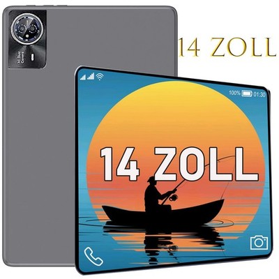 Tablet HD 14 Zoll Android 15 Tablet 24GB/16GB RAM 256GB ROM Octa-core Dual LTE