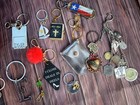 Lot of 18 Vintage to Now KEYCHAINS Souvenir and Collectible Key Rings — photo 4