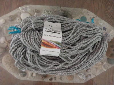 Cascade Yarns 128 Superwash Merino Wool 1946 Grey 3.5 oz. 128 yds.