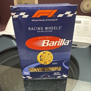 FORMULA 1 F1 BARILLA PASTA RACING WHEELS 1 LB DOMENICA ITALIANO PASTA * NORRIS *