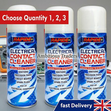 ELECTRICAL CONTACT CLEANER 200ML SWITCH CLEAN AEROSOL SPRAY CAN DIRT REMOVER 1-3