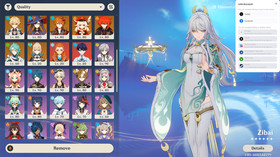 Genshin Impact AR 60 - Zibai - Raiden C2 - Hu Tao C1 - Columbina - Furina