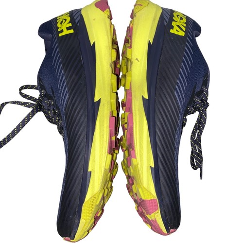 Hoka One One Torrent 2 Damen-Laufschuhe Größe 9 marineblau/gelb leicht - Bild 8 von 11