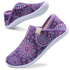 Fuzzy House Slippers for Women Men 8.5-9.5 Women/6.5-7.5 Men Ty2 Bopurple