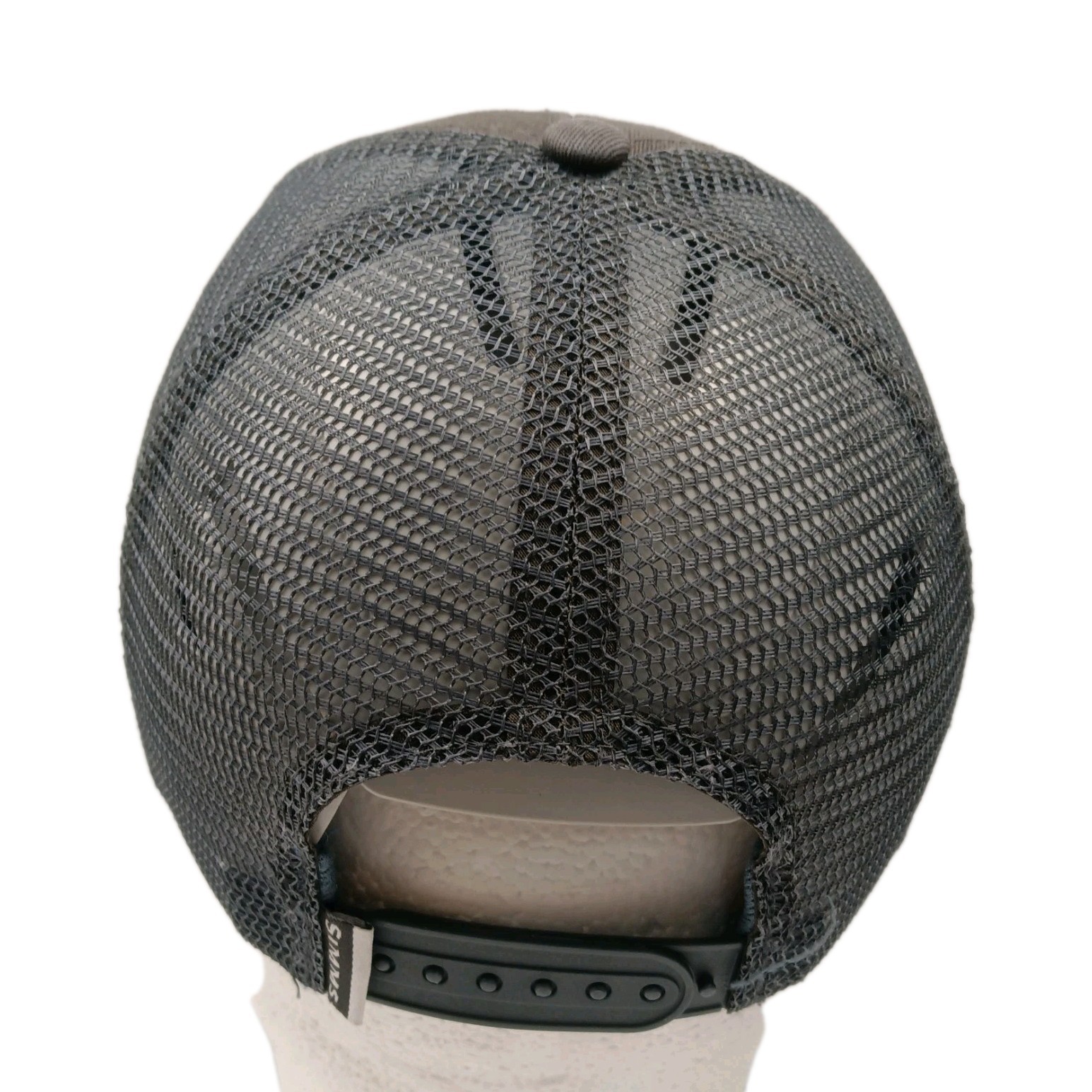 Simms Hat Patch Trucker Black Mesh Snapback Cap F… - image 5