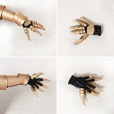 FF7 Vincent Valentine Cosplay Left Hand Movable Glove Arm Armor Gauntlet Props
