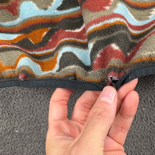 Patagonia Synchilla Aztec Fleece Pullover Mens Medium Button Mock Neck - Picture 11 of 12