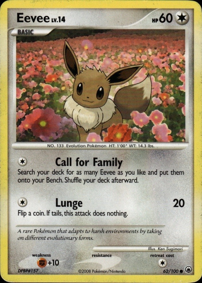 Eevee (62) Common Majestic Dawn 62/100 NM