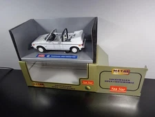 SUN STAR VOLKSWAGEN CABRIOLET OPEN CONVERTIBLE DIE CAST METAL 1:18 SCALE IN BOX