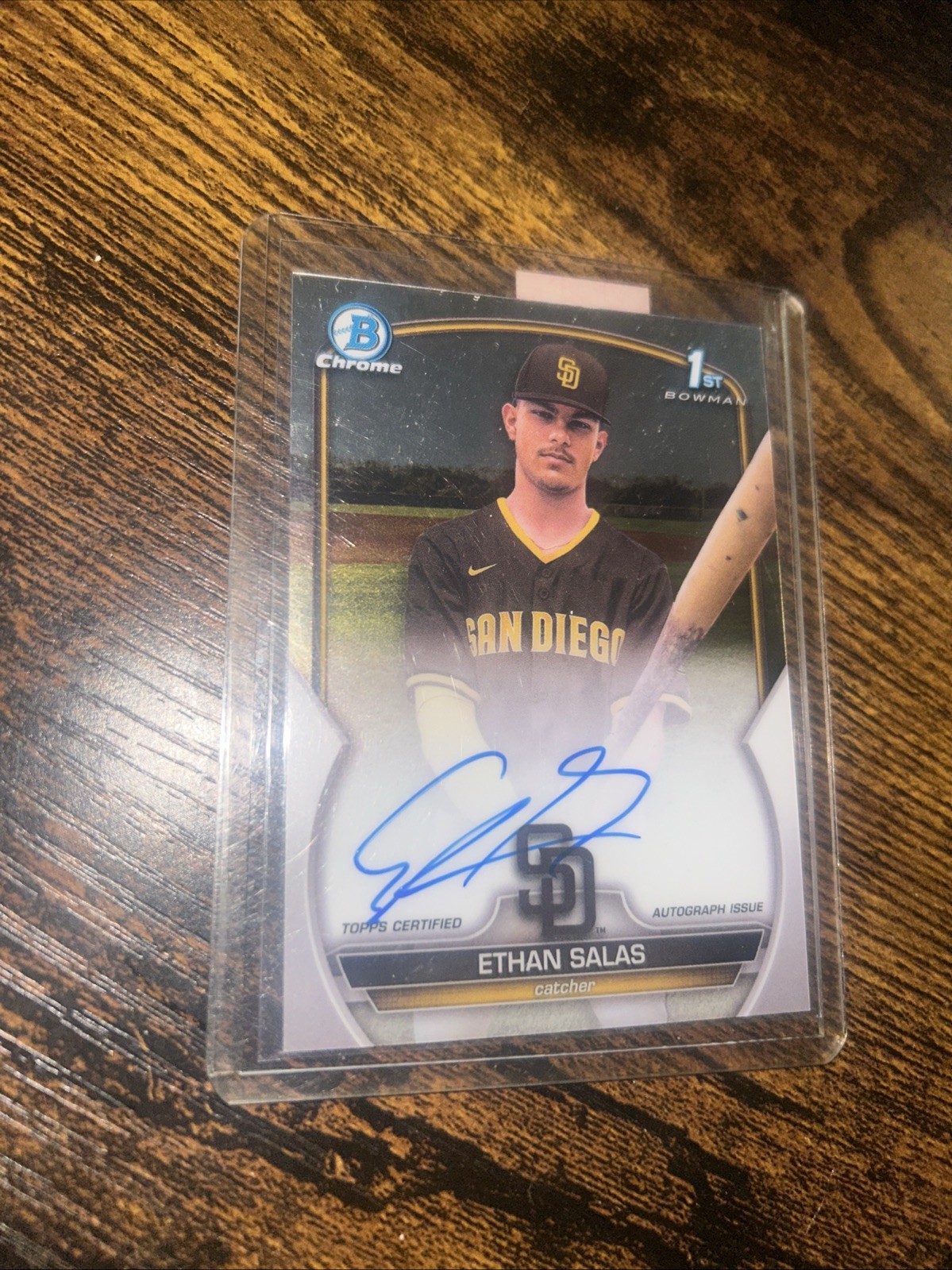 Ethan Salas 2023 Bowman Chrome #CPA-ESS Prospect Auto (1st) Price